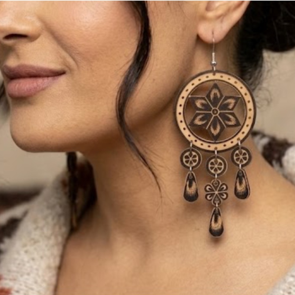Wood Earrings